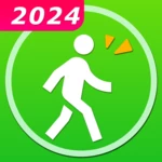 step counter - step tracker android application logo